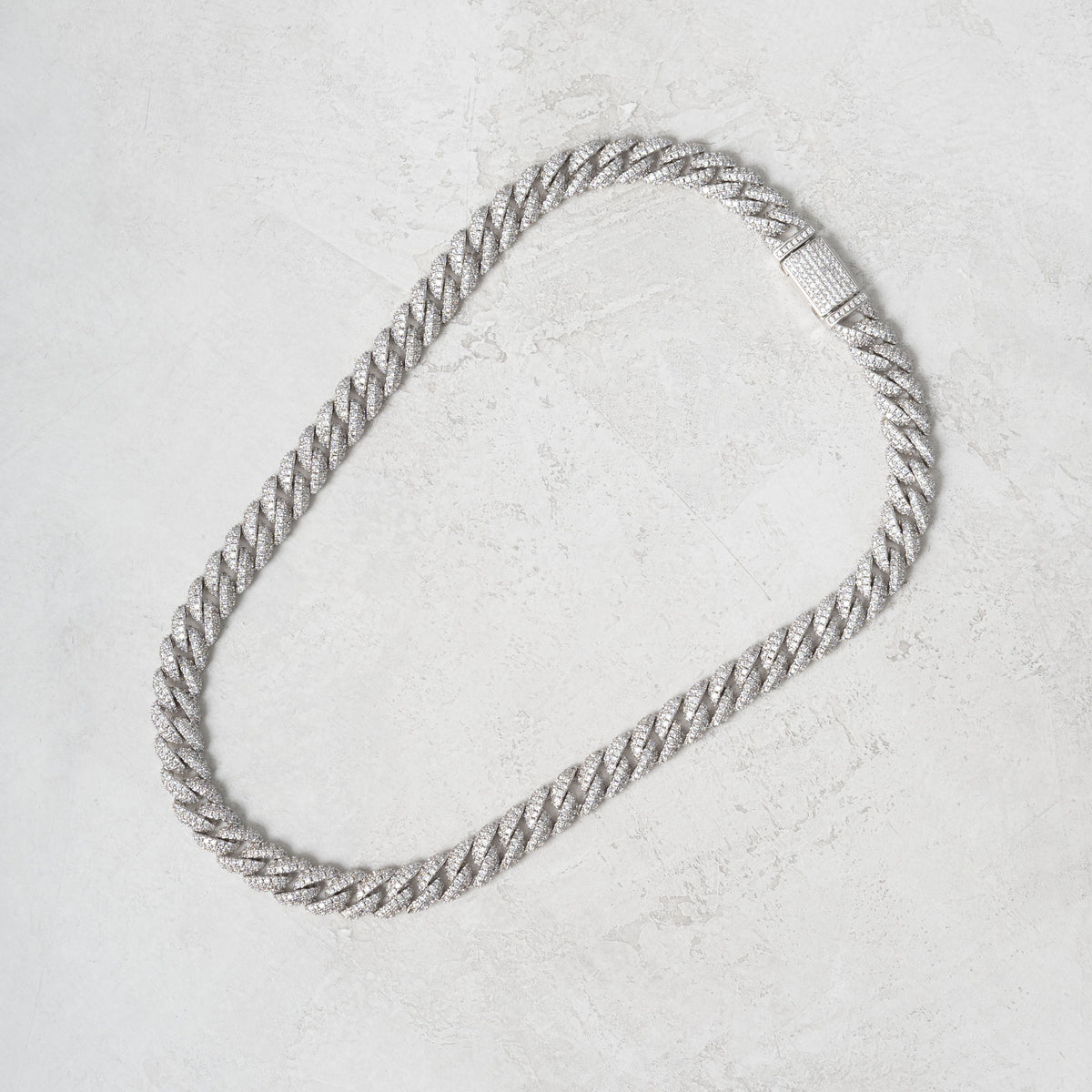 8.5mm Iced Cuban Chain