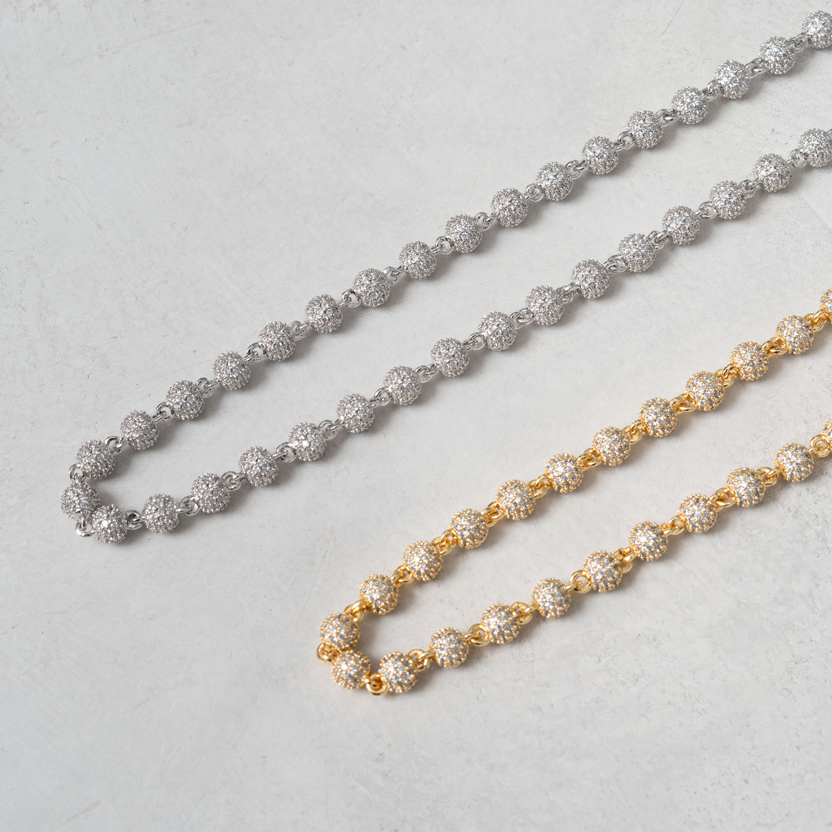 Iced Beads Chain Gold