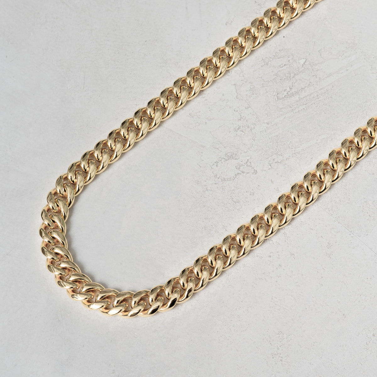 12mm Cuban Link Chain Gold