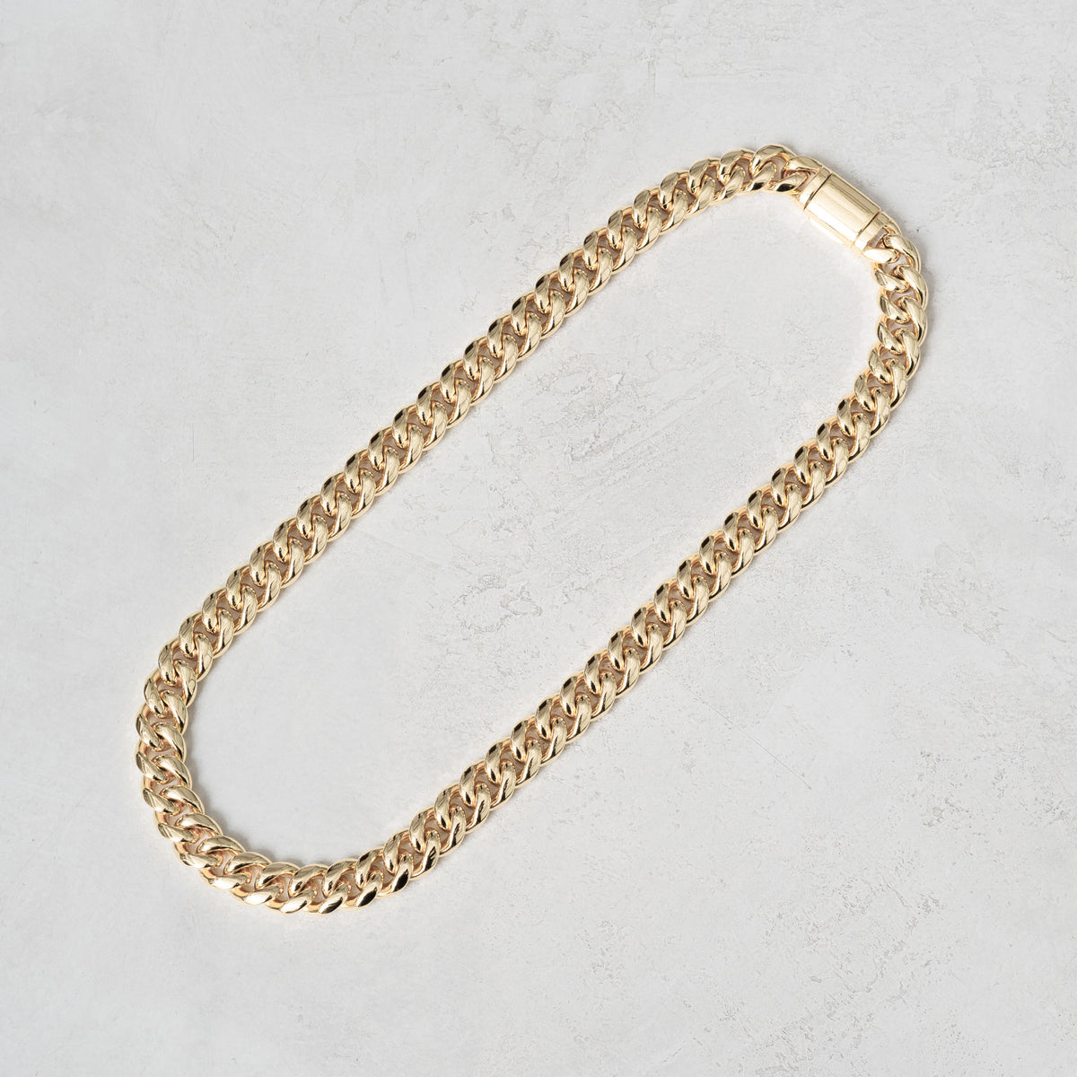 12mm Cuban Link Chain Gold