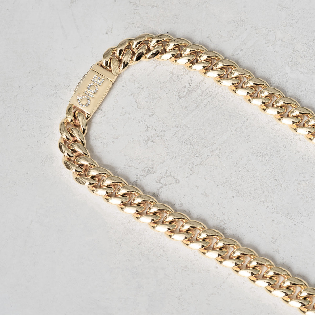 12mm Cuban Link Chain Gold