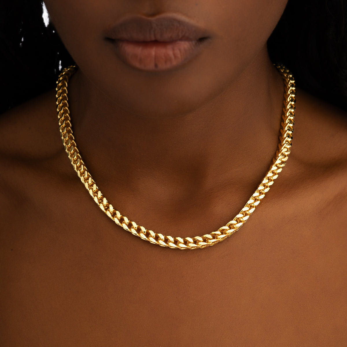 6mm Franco Chain 18k Gold