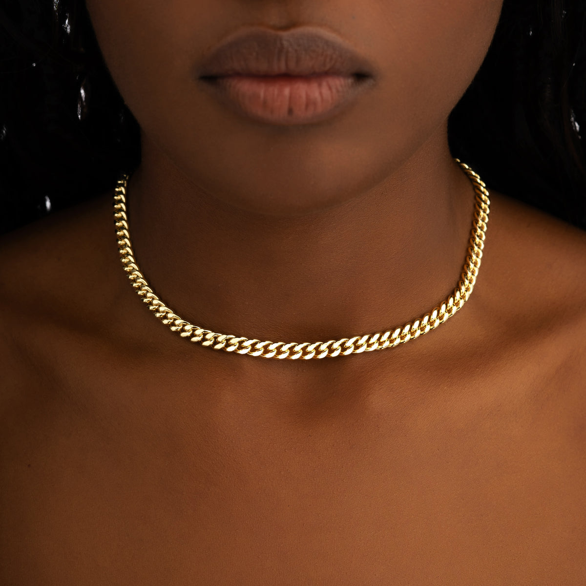 6mm Miami Cuban Chain 18k Gold