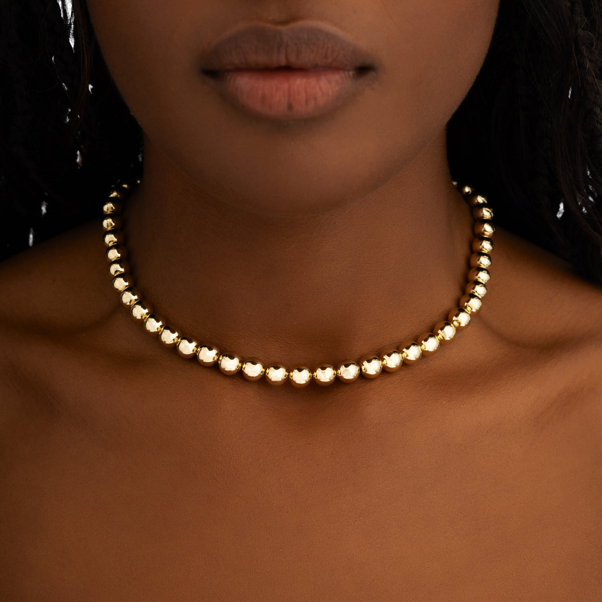 8mm Gold Beads Chain