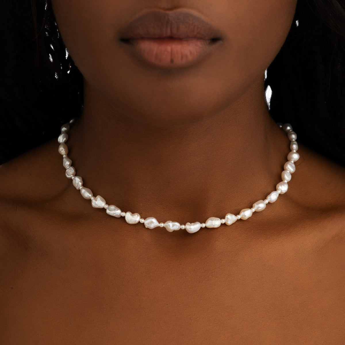 Mixed Freshwater Pearl Chain