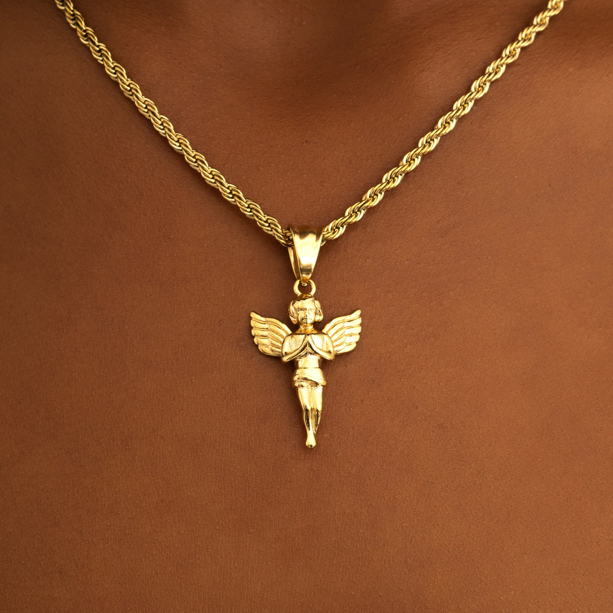 Baby Angel Pendant 18k Gold