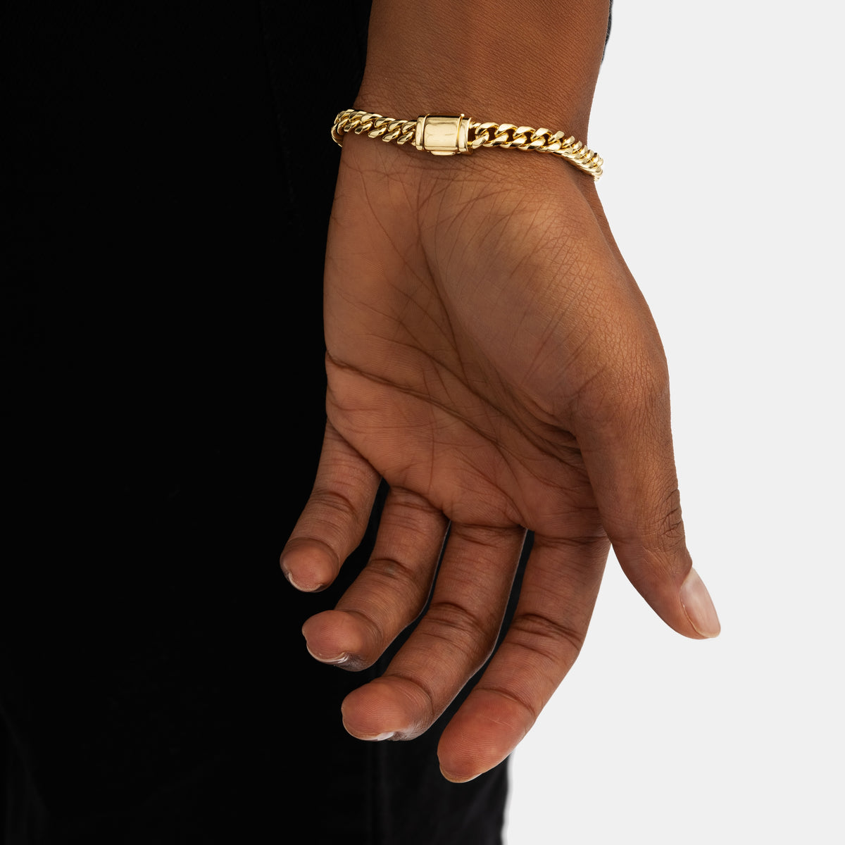 6mm Miami Cuban Bracelet 18k Gold