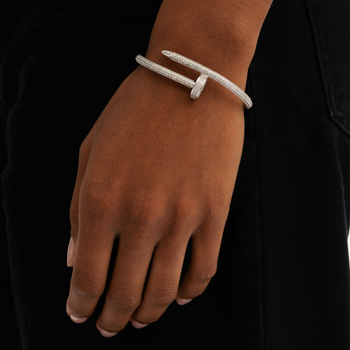 Nail Bracelet | Iced Nail Bracelet | Women's Nail Bracelet