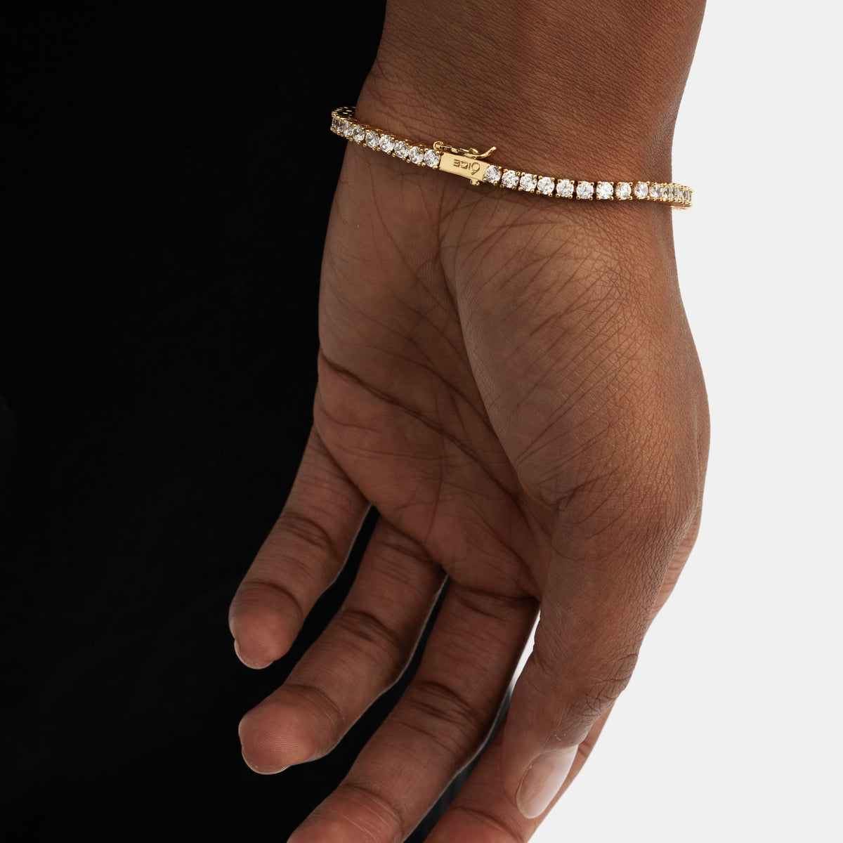 3mm Tennis Bracelet 18k Gold