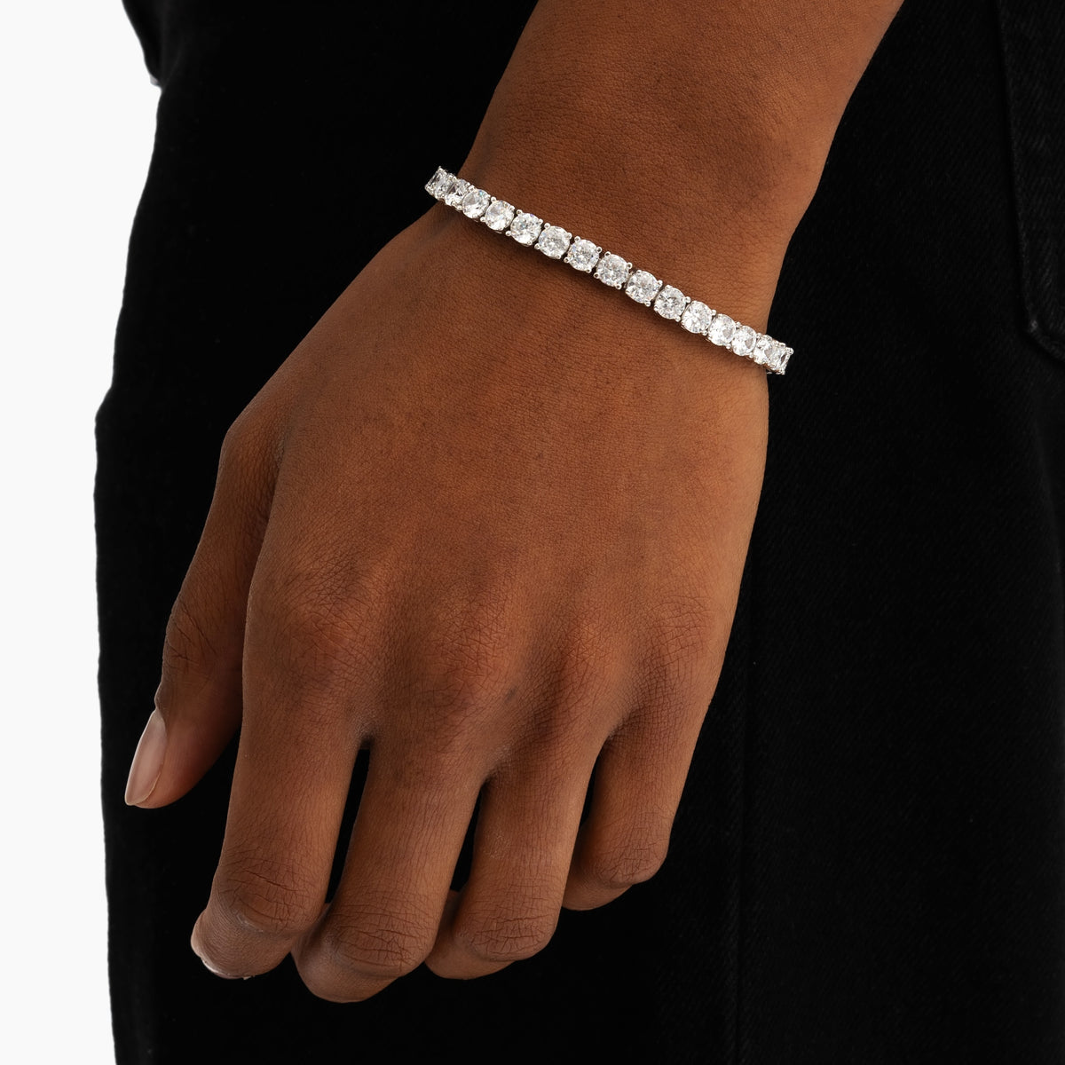 5mm Tennis Bracelet White Gold