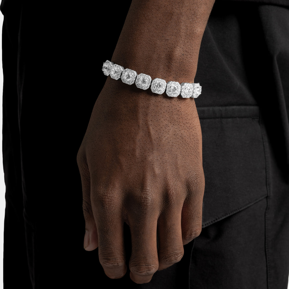 Cluster Tennis Bracelet