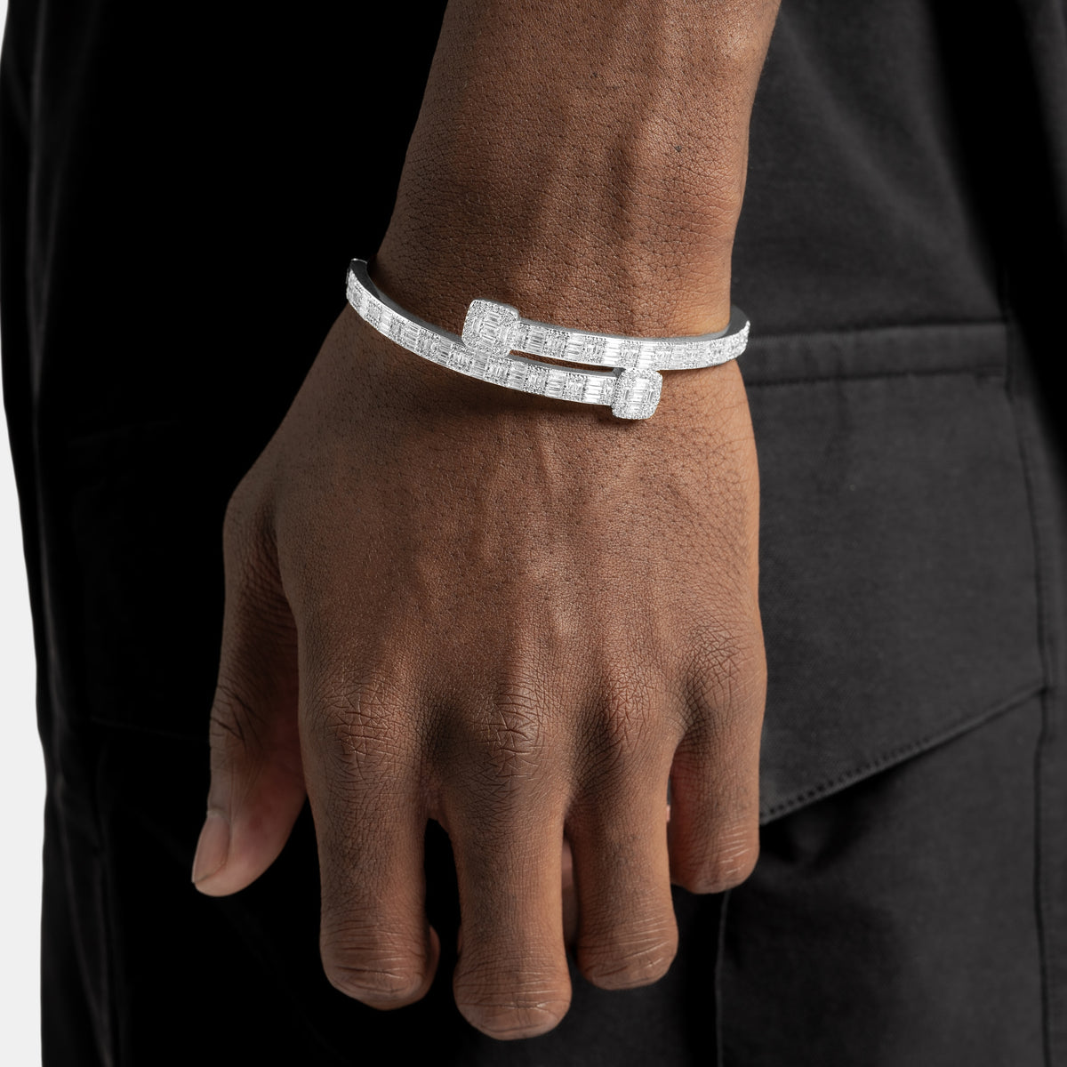 Baguette Bangle Bracelet