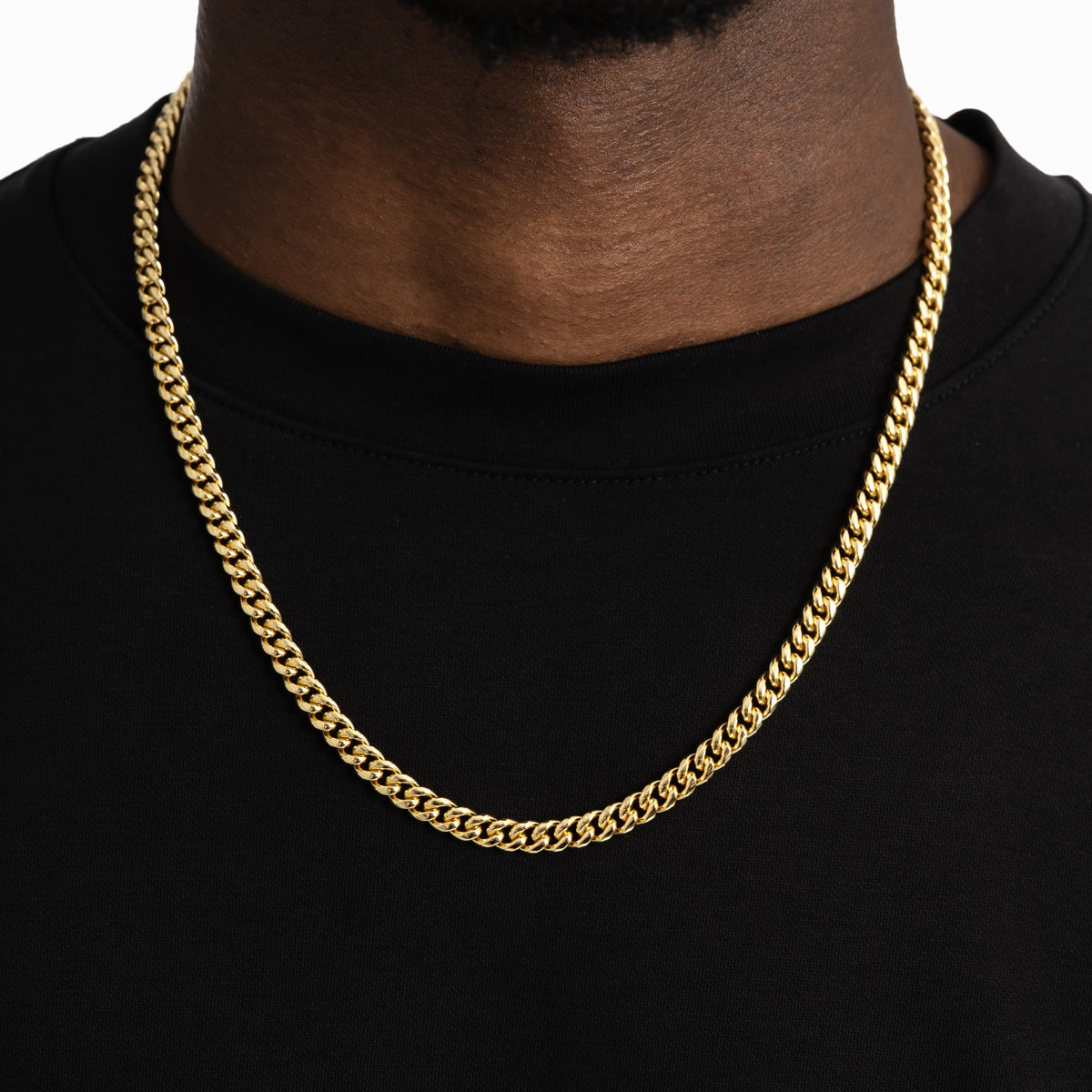 6mm Miami Cuban Chain 18k Gold