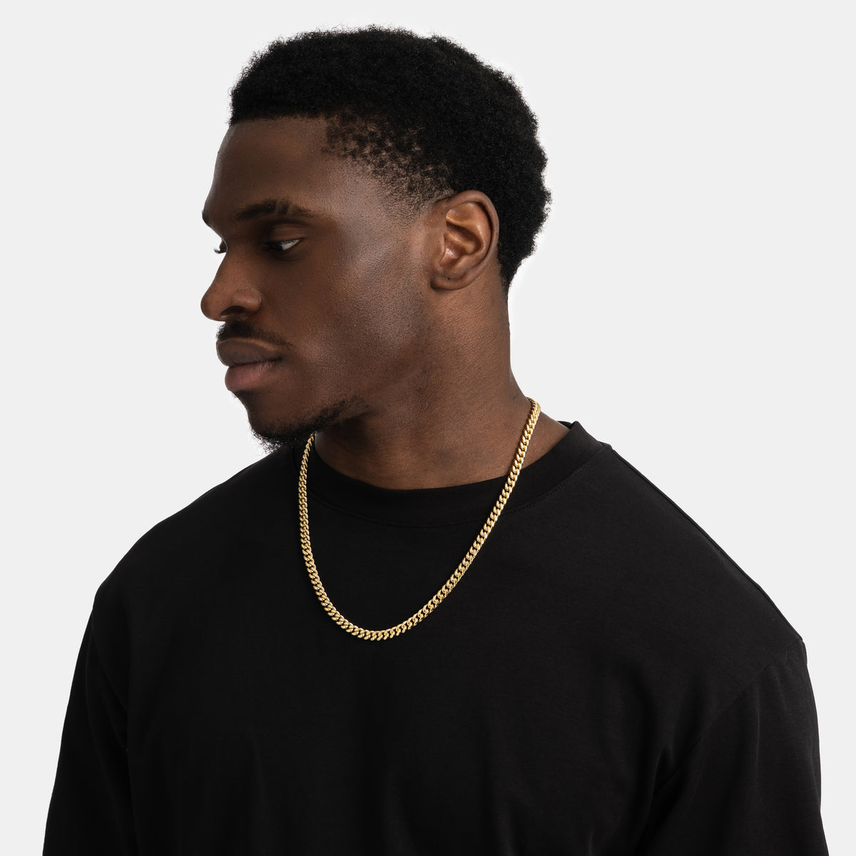 6mm Miami Cuban Chain 18k Gold