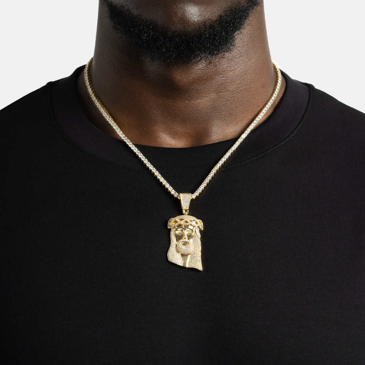 Jesus Pendant 18k Gold