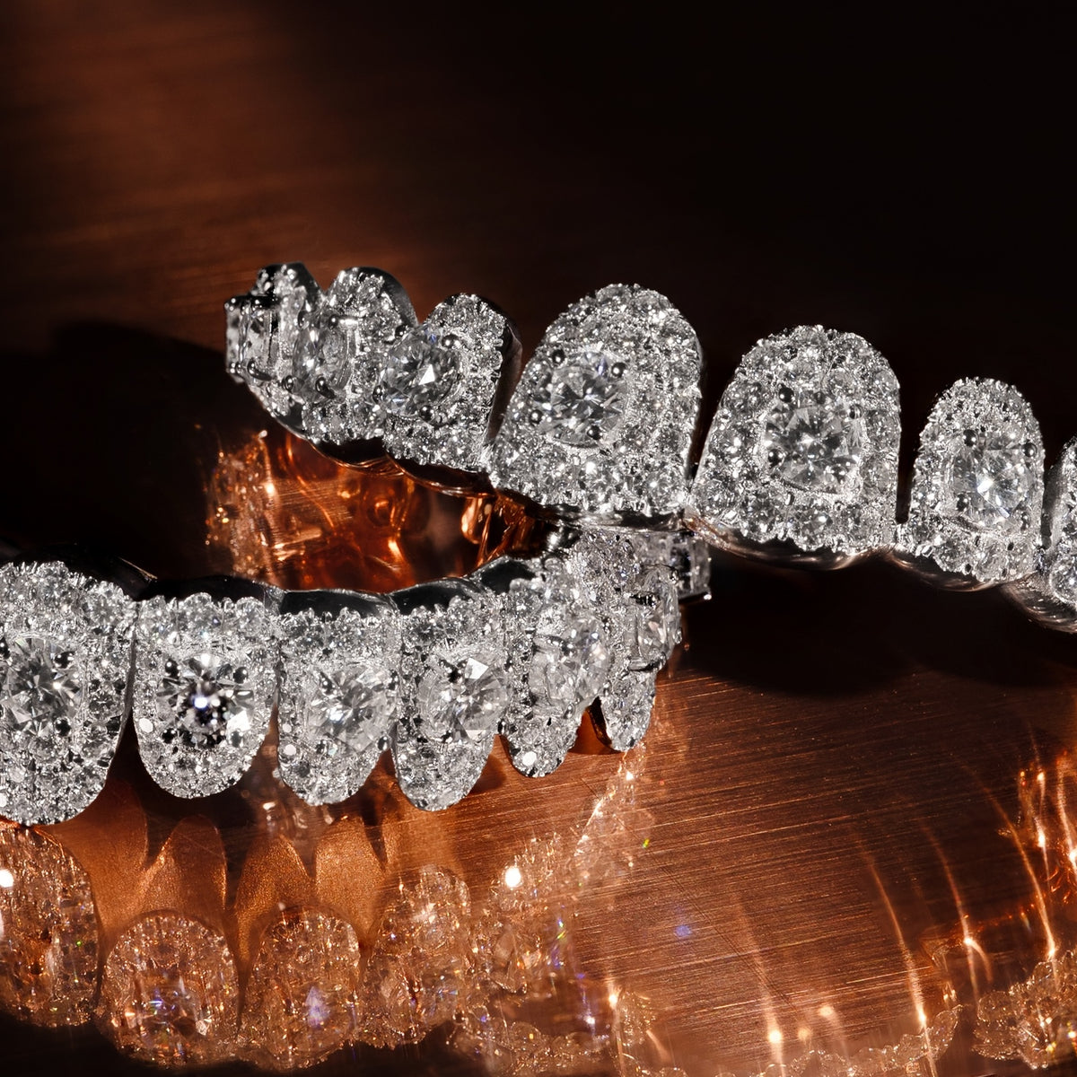 Stone on Center Moissanite Grillz