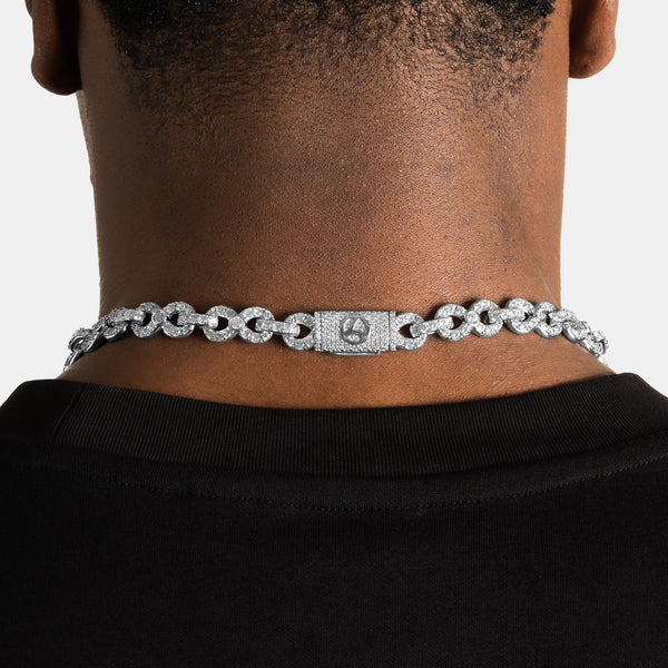 10mm Iced Infinity Link Chain - 6 ICE