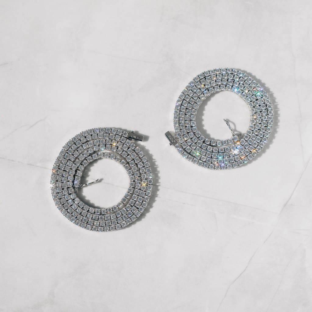 3mm Tennis Chain White Gold