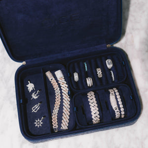 Leather Jewelry Travel Case ICE