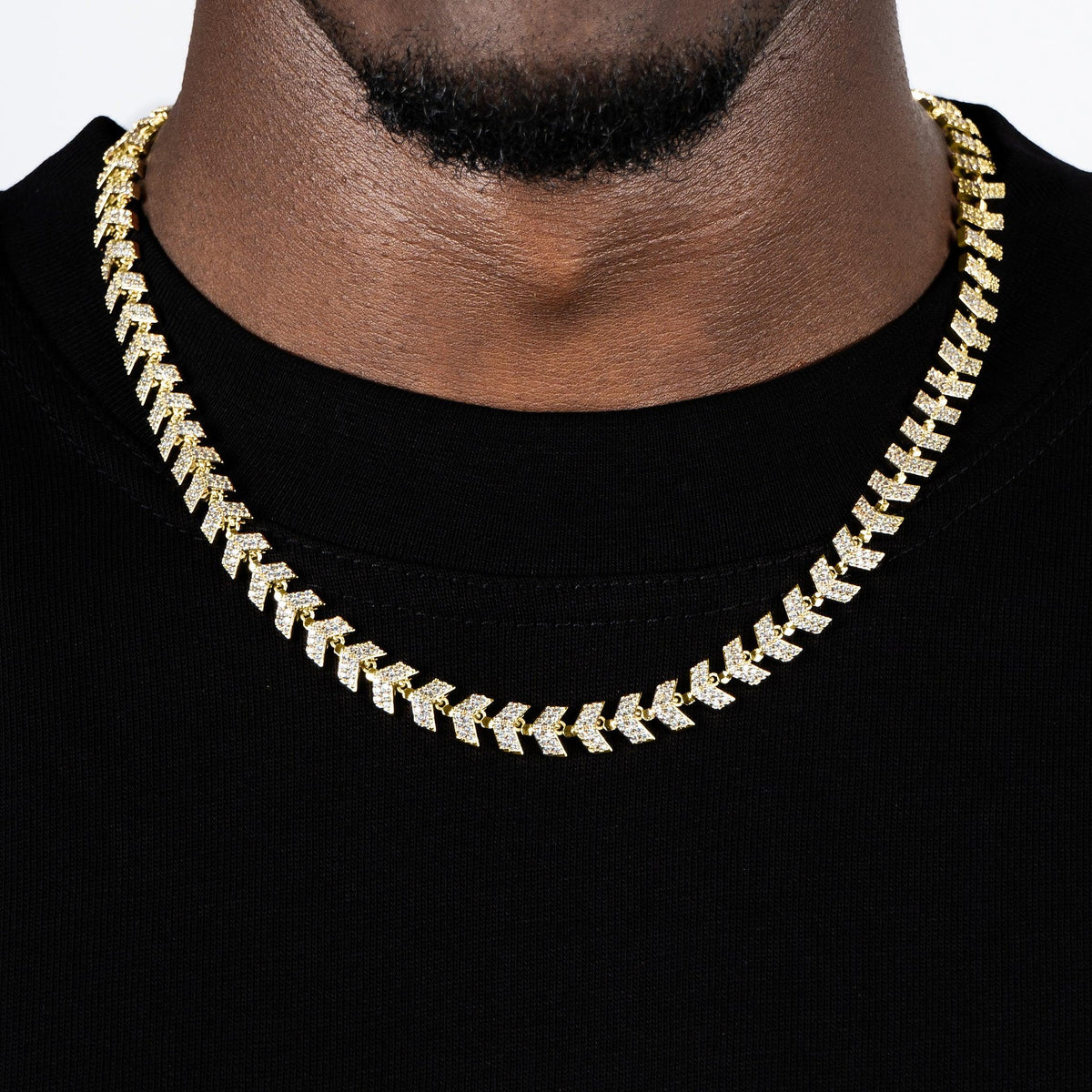 Arrow Chain 18k Gold