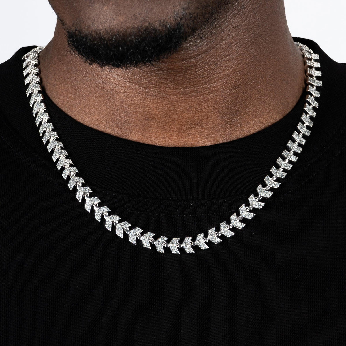 Arrow Chain White Gold