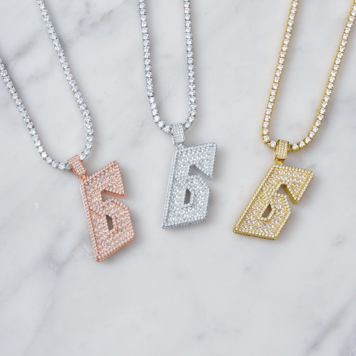 The 6 Pendant Rose Gold