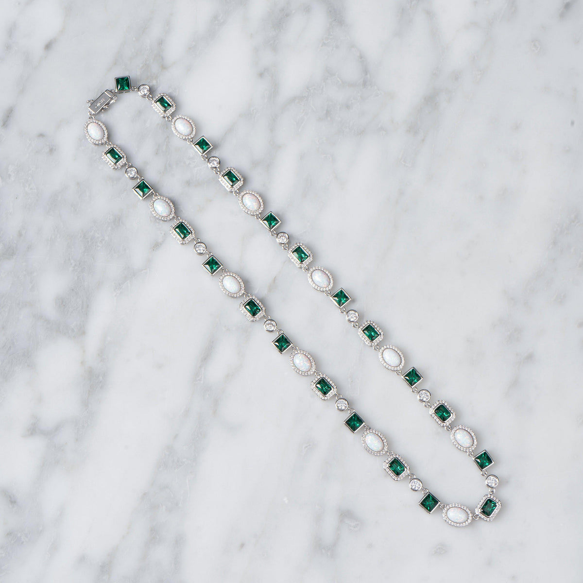 Opal Green Gemstone Chain