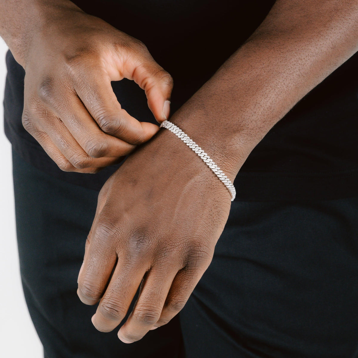 5mm Prong Cuban Bracelet