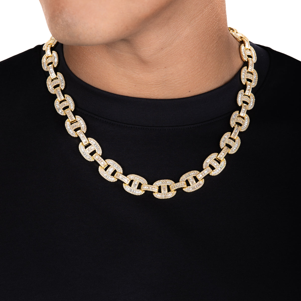 Gucci Gold Chain Necklace For Men Replica