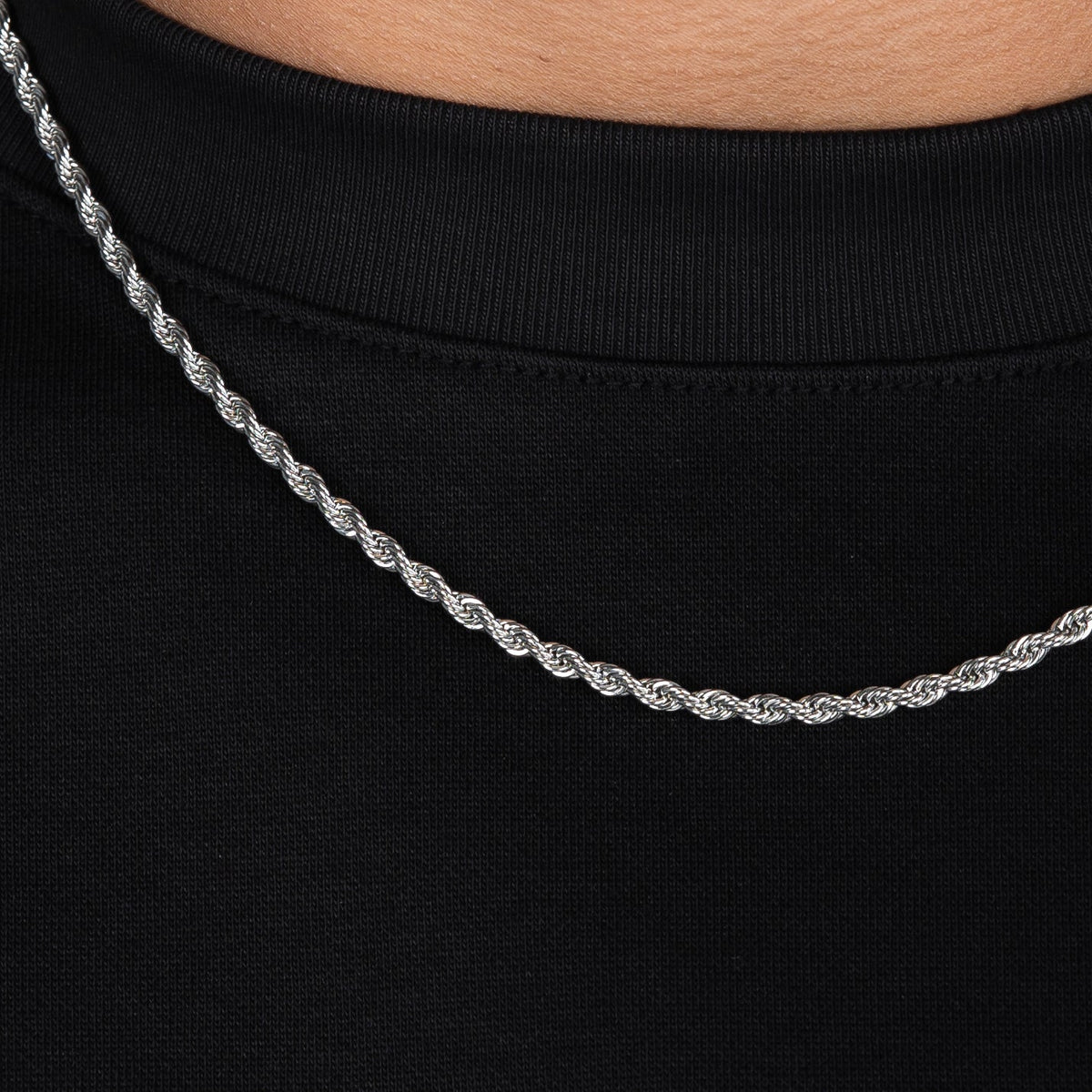 Rope Chain 3mm White Gold [ONE-TIME OFFER]