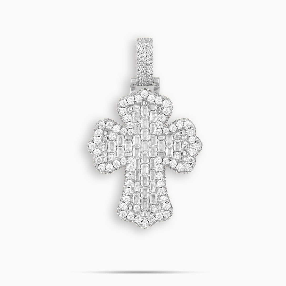Baguette Cross Pendant