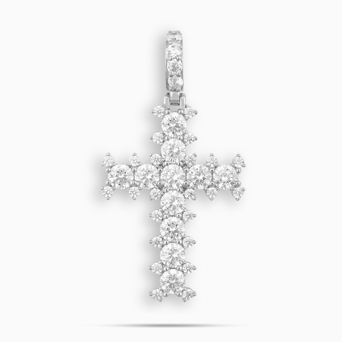 Studded Cross Pendant