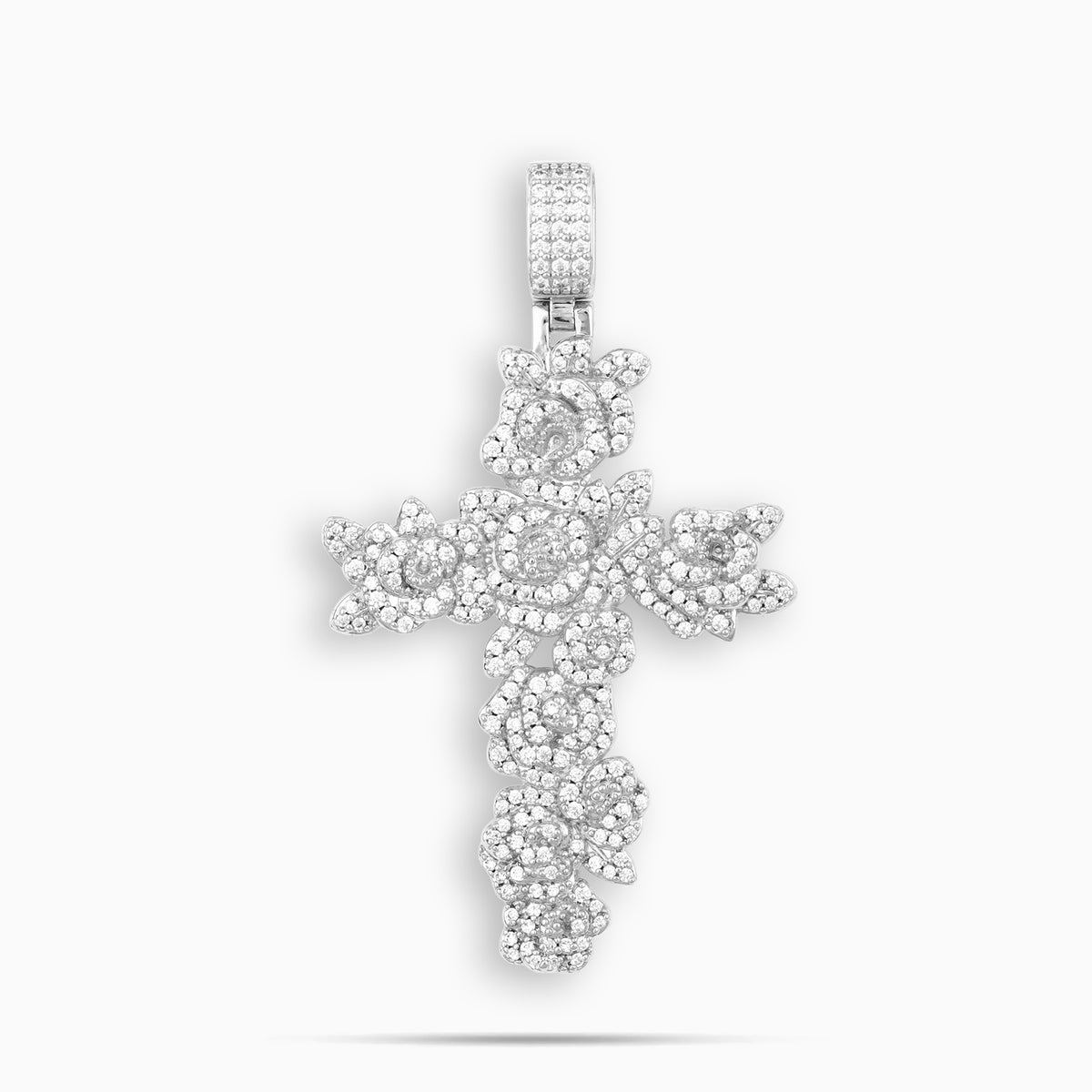Rose Cross Pendant