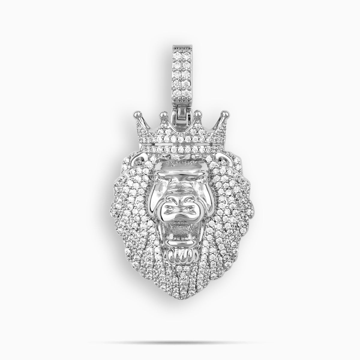Moissanite Lion Pendant