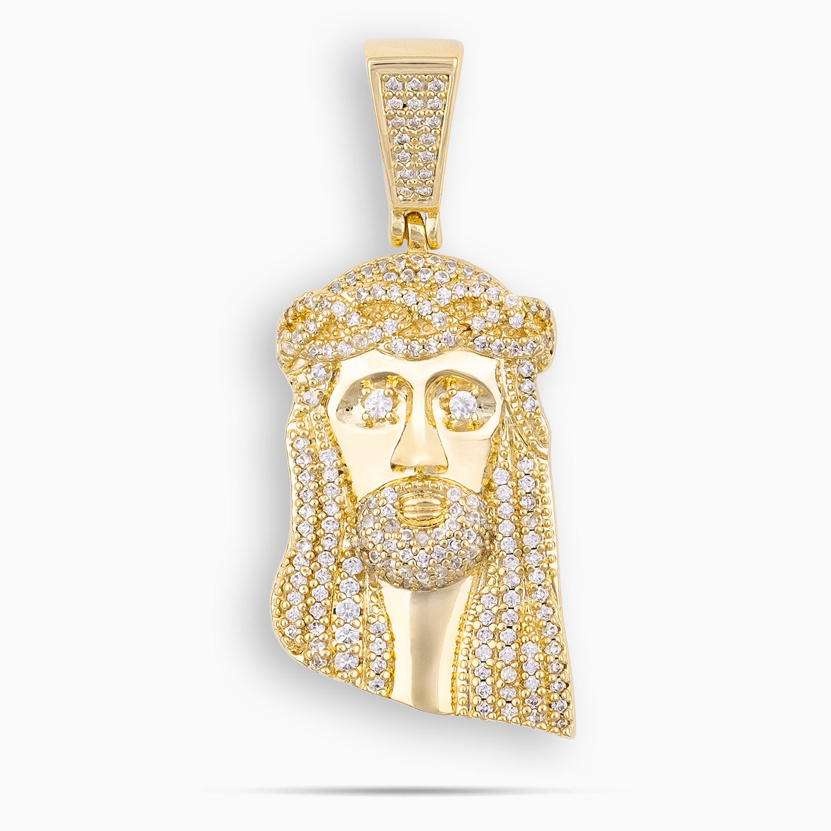 Mini Jesus Pendant Gold