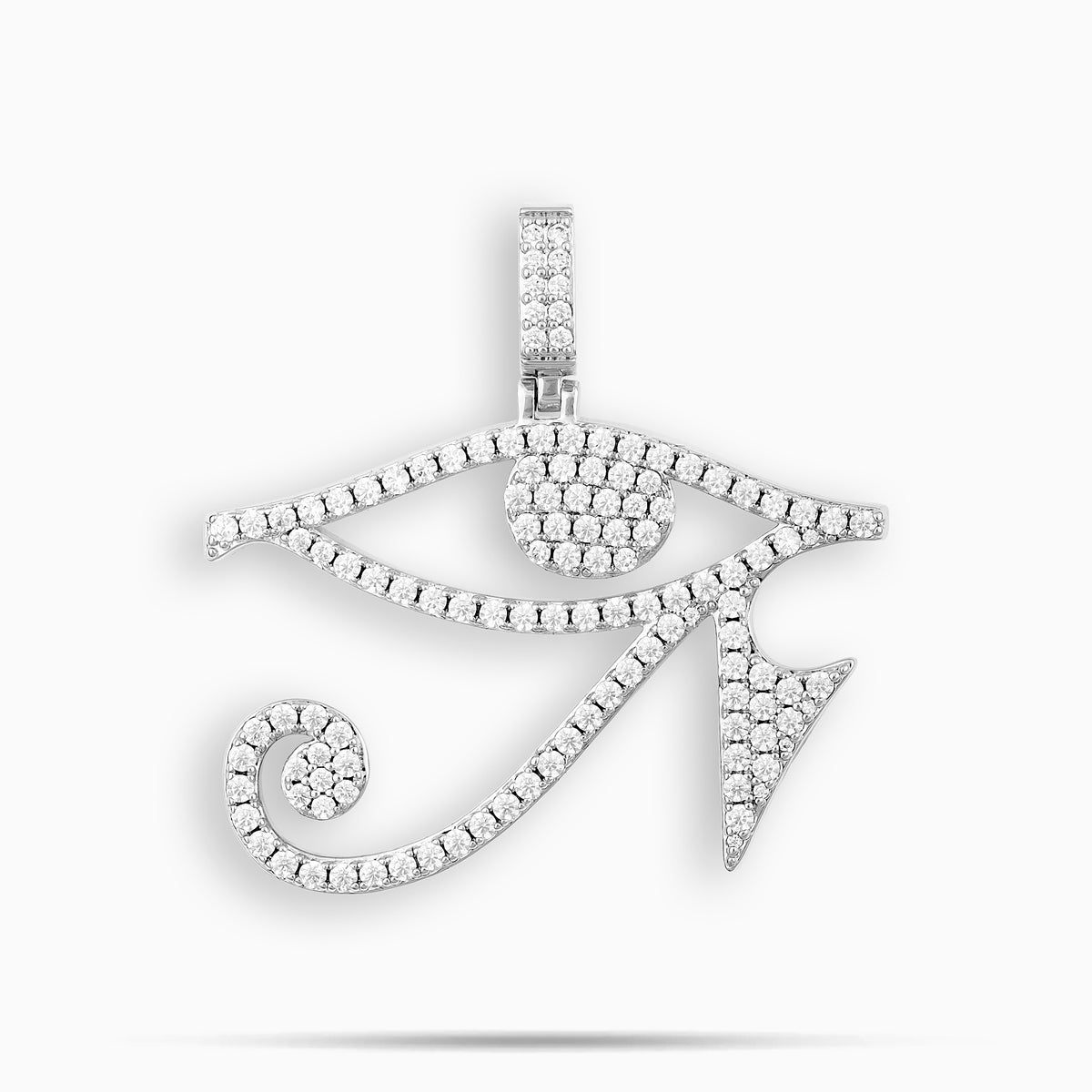 Eye of Horus Moissanite Pendant
