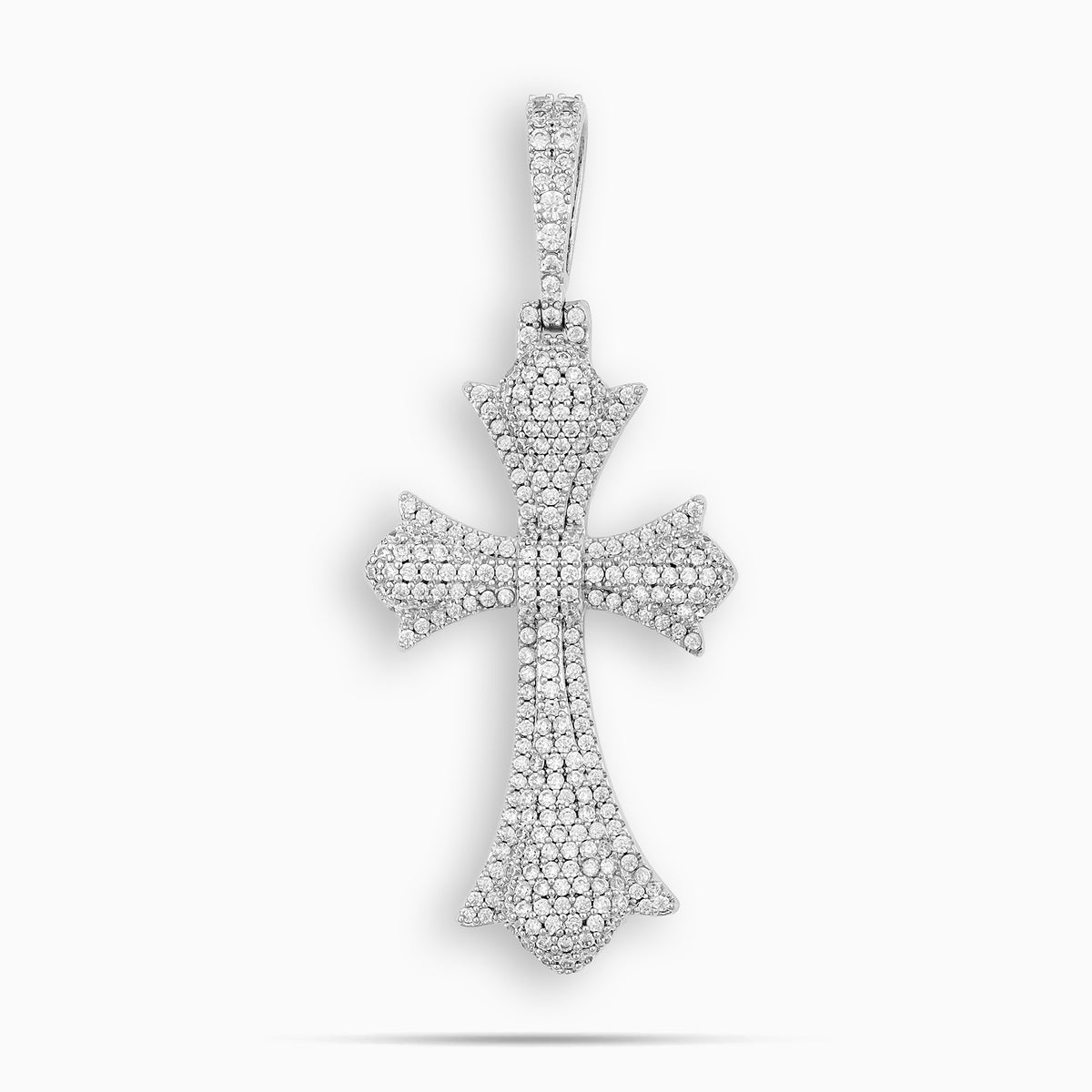 Chrome Cross Pendant
