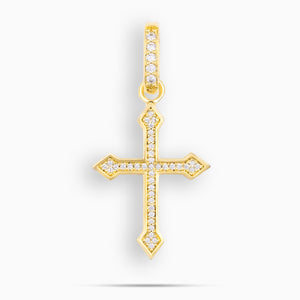 Emerald Cut 3D Cross VVS CZ Hip Hop Iced Out Pendant Emerald Cut 3D Cross VVS CZ Hip Hop Iced Out Pendant