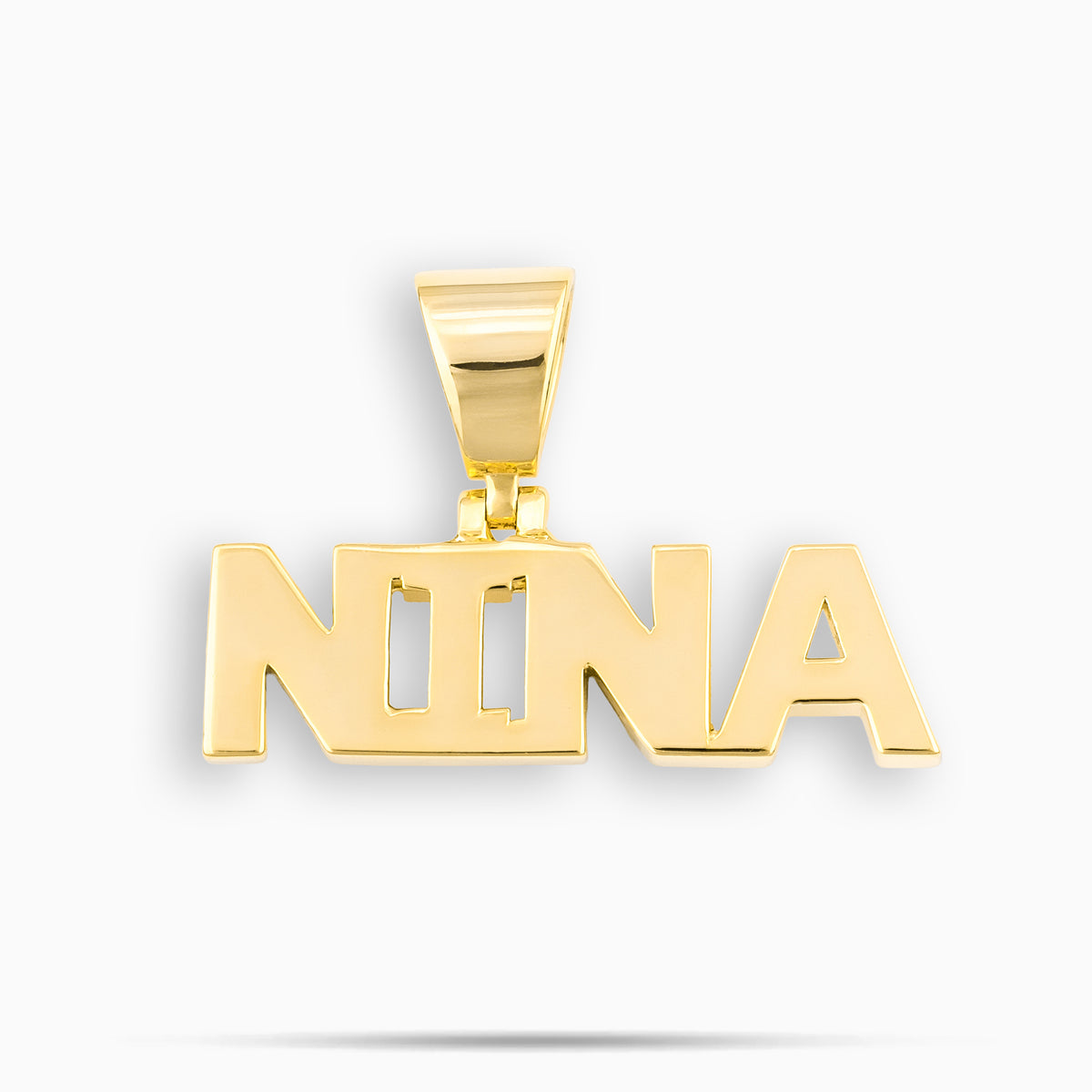 Plain Custom Letter Pendant