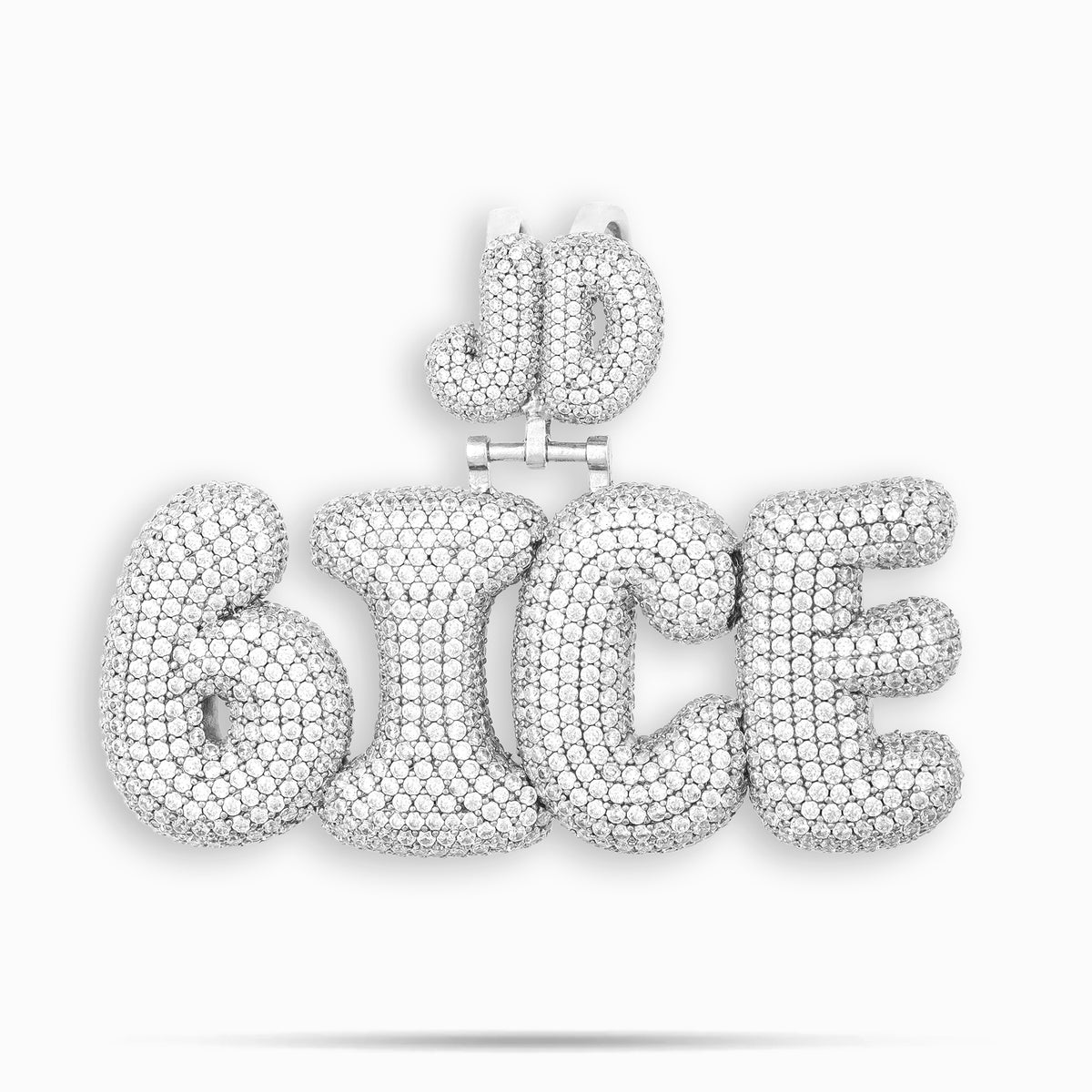 Bubble Letter Custom Pendant