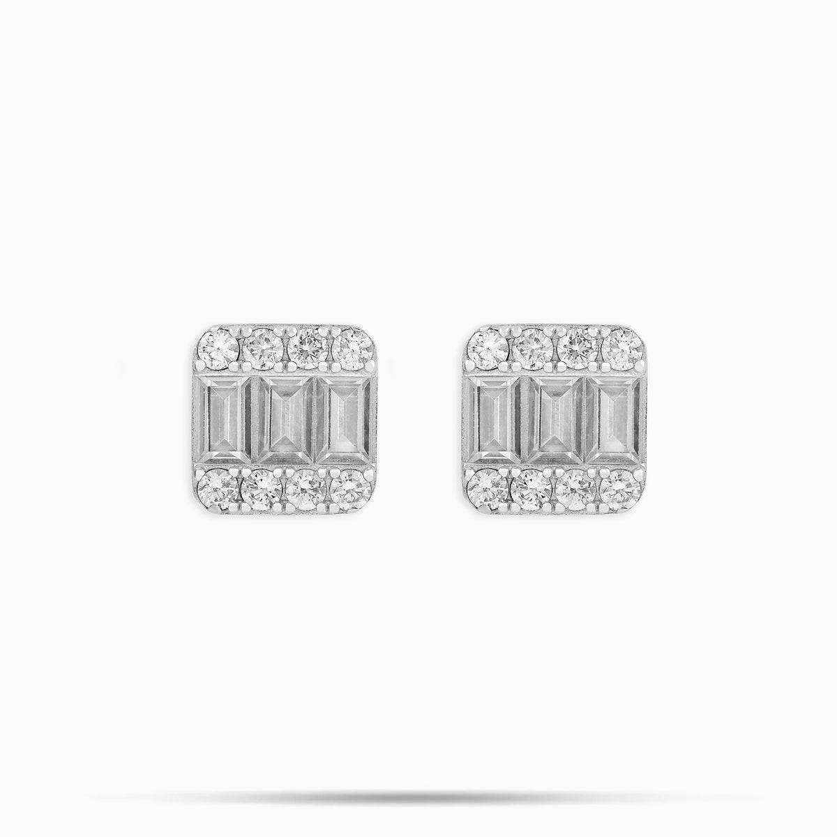 Baguette Stud Earrings