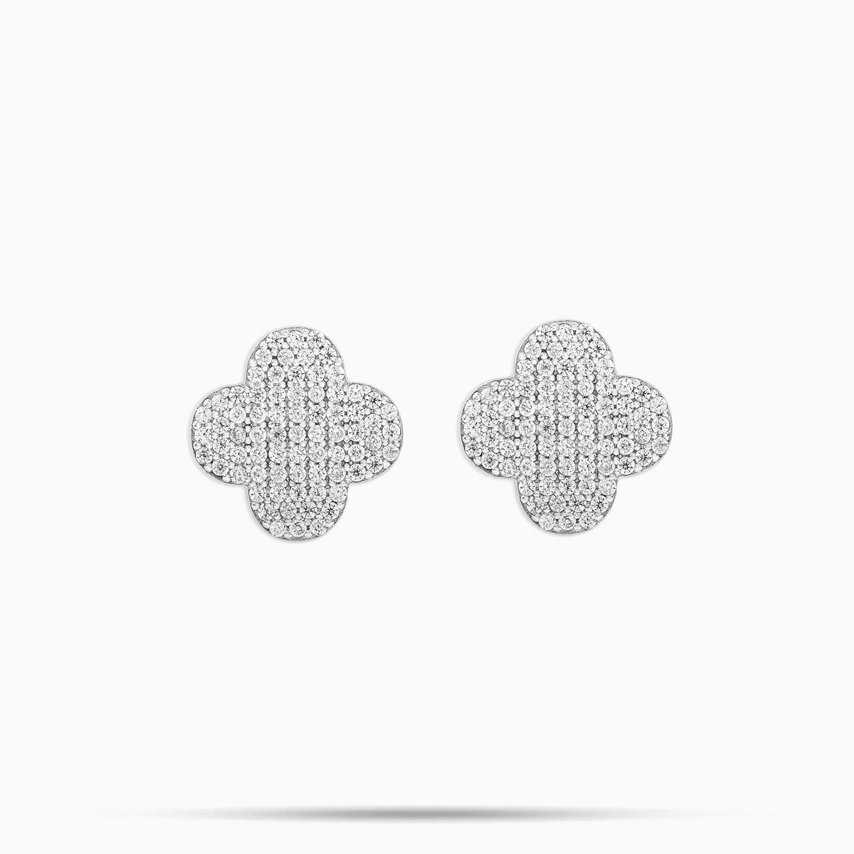 Iced Clover Earrings