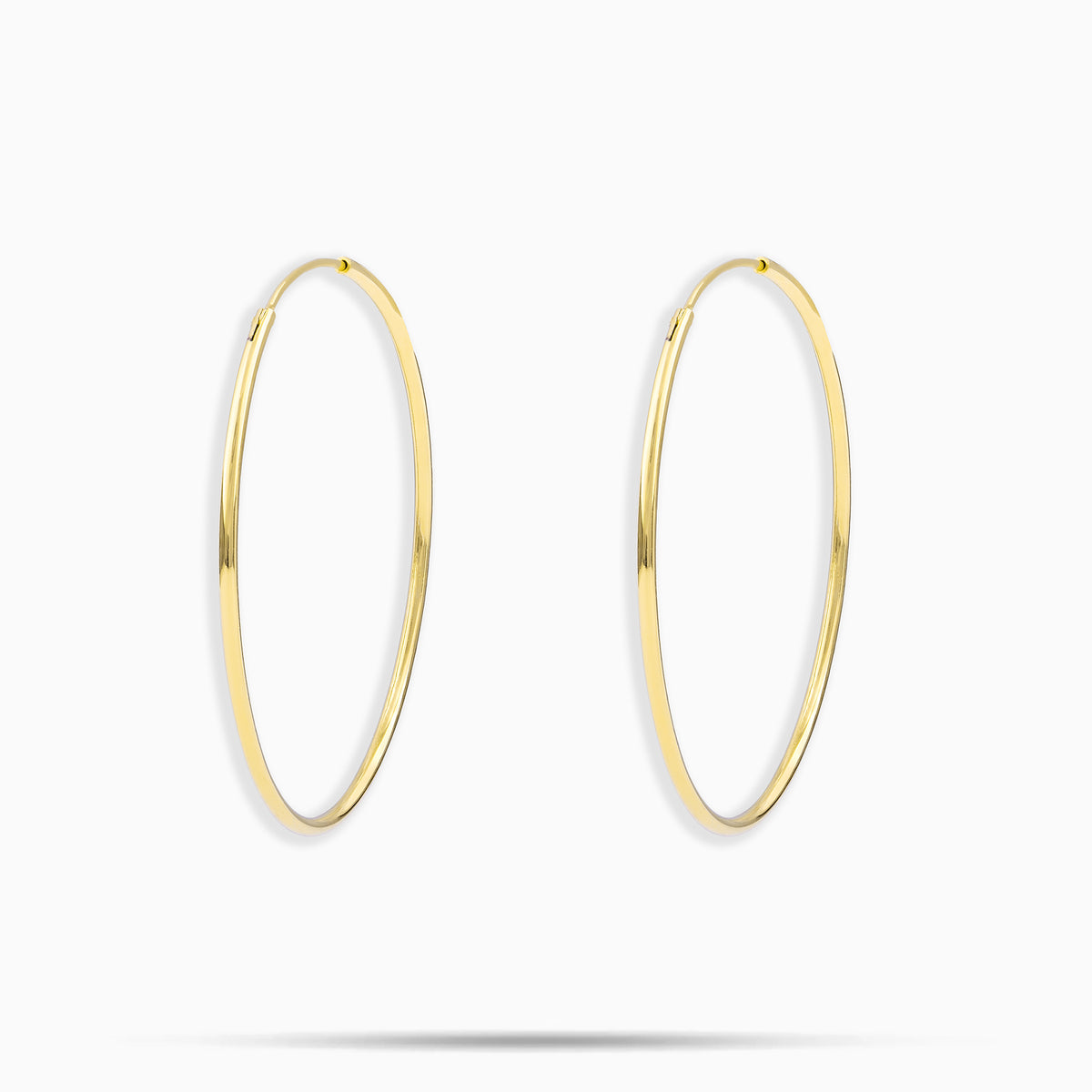 Large Hoop Earrings Gold