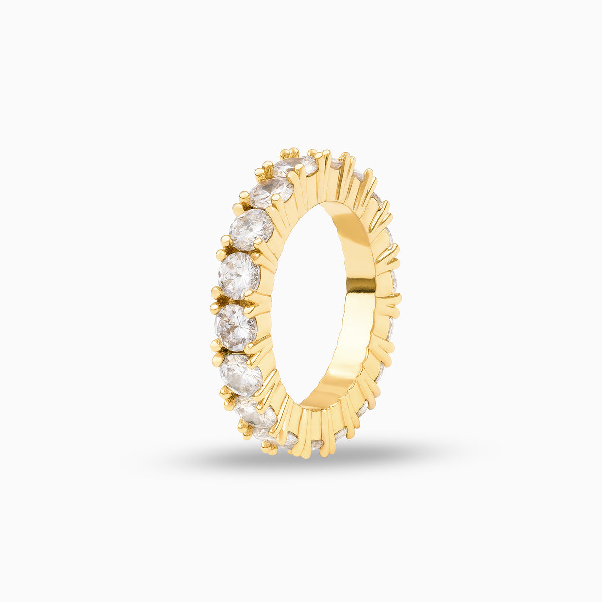 Moissanite Tennis Ring Gold
