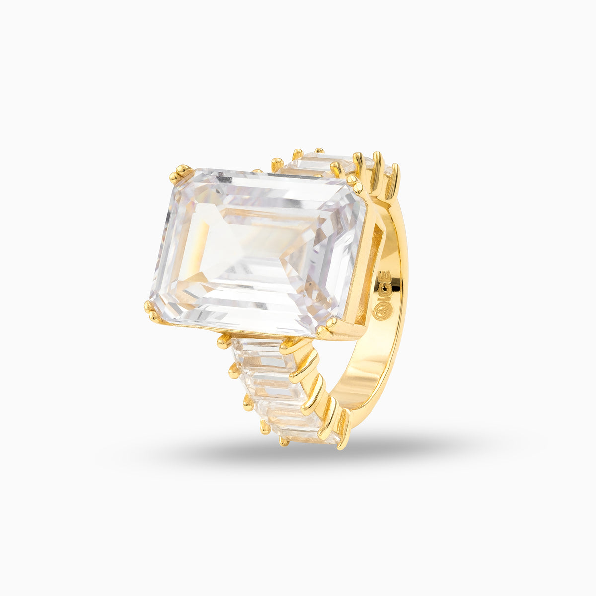 Emerald Cut Diamond Ring