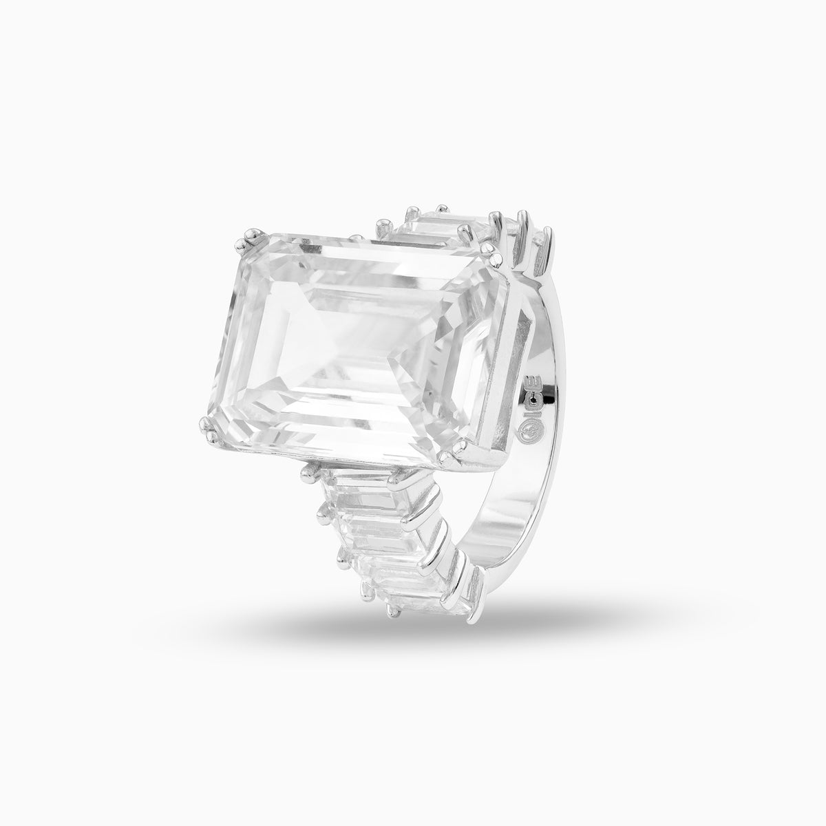 Emerald Cut Diamond Ring