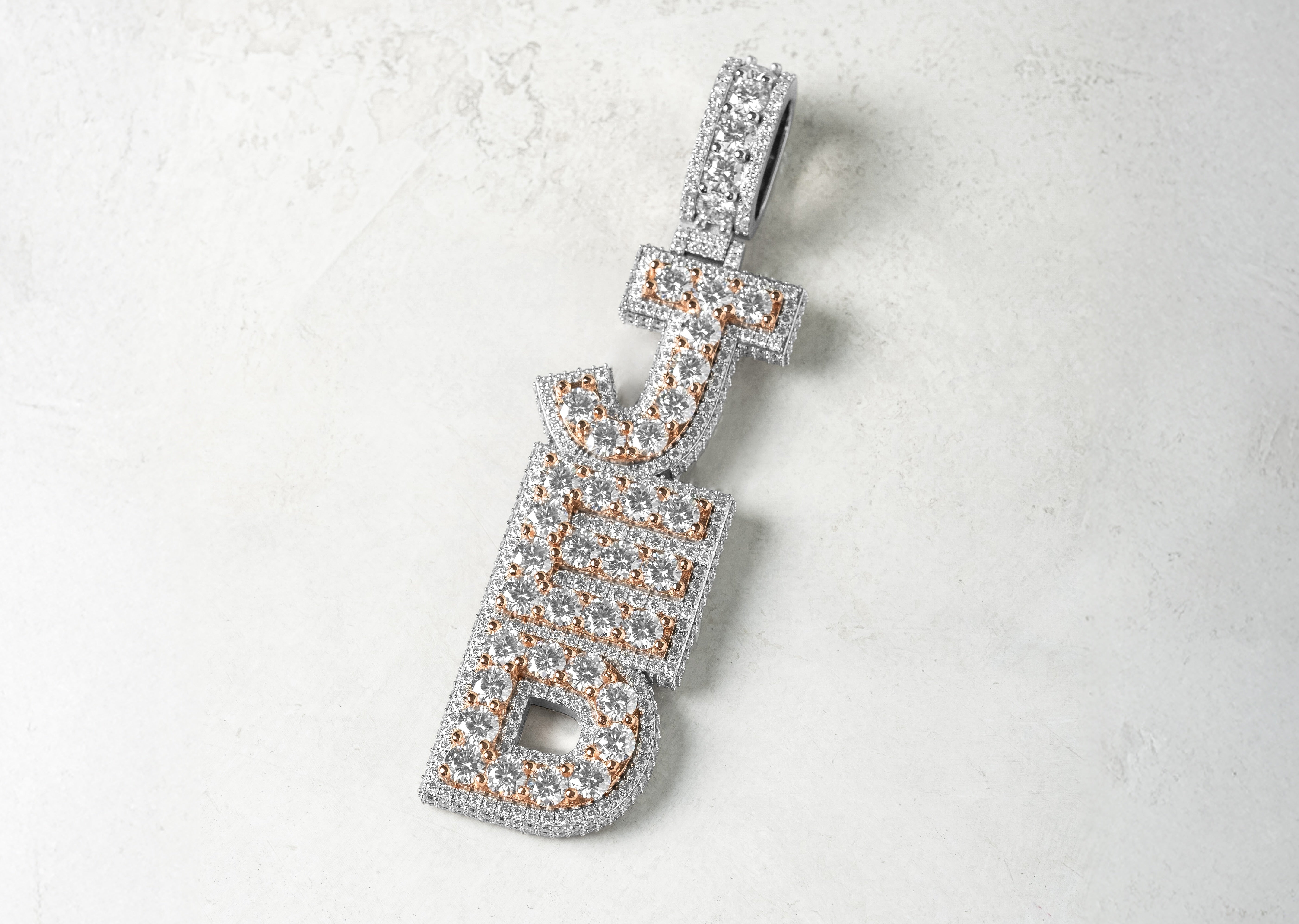 8mm Diamond Prong Cuban Bracelet S925 Moissanite