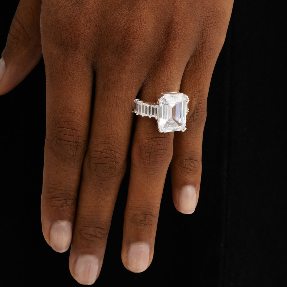 Emerald Cut Diamond Ring