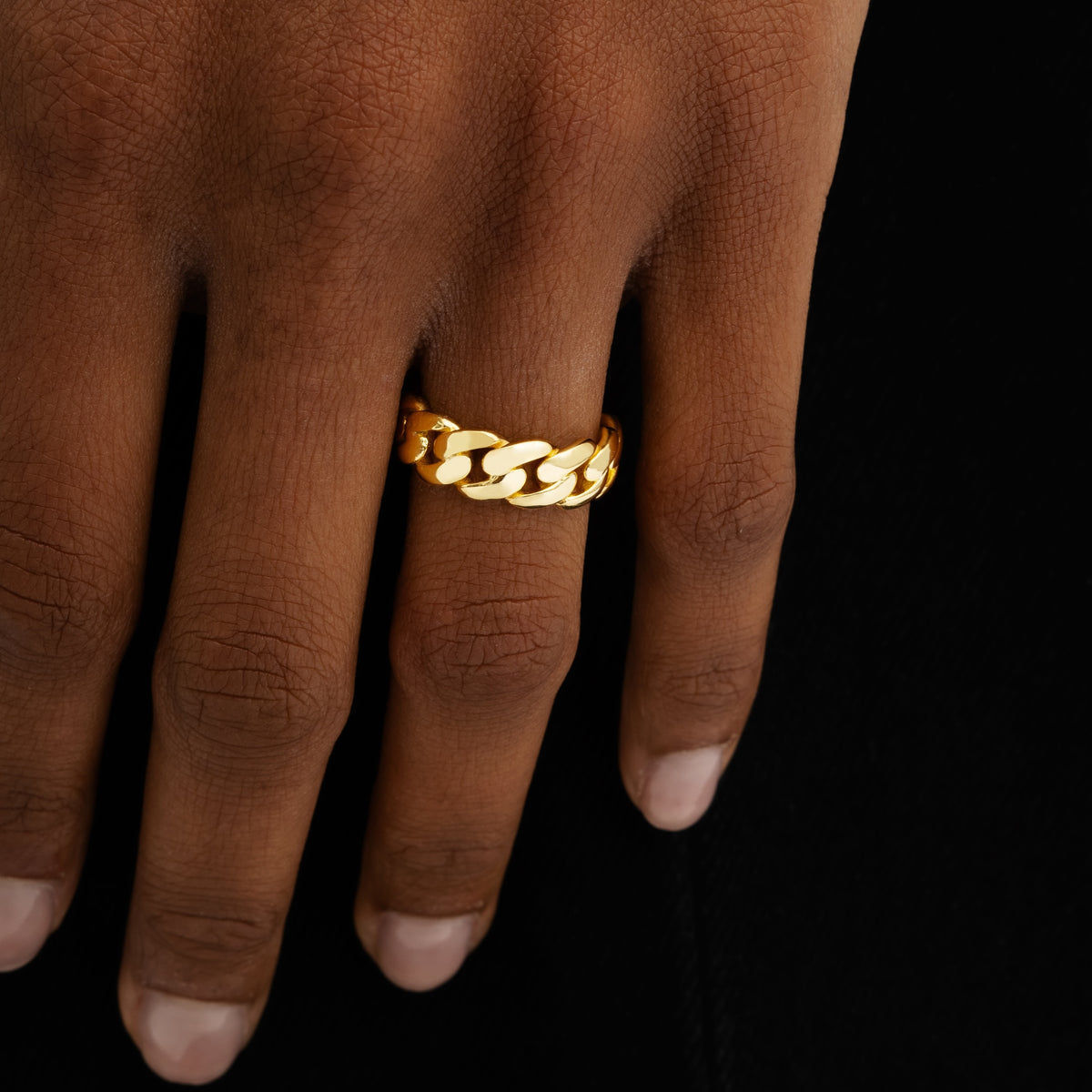 Miami Cuban Ring 18k Gold