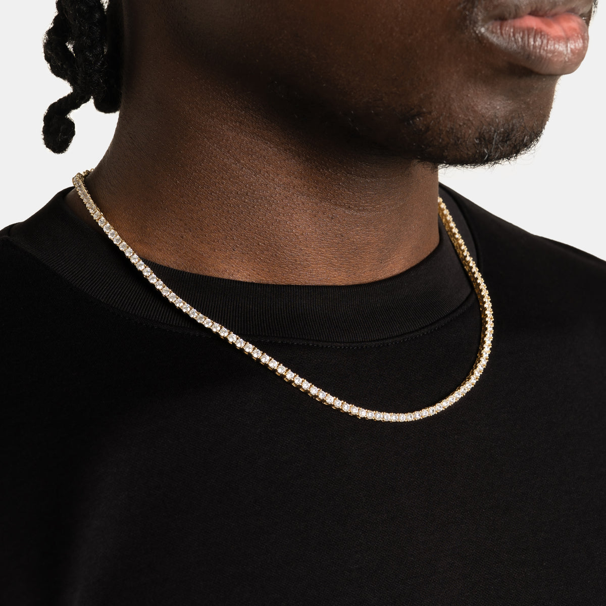 3mm Tennis Chain Gold